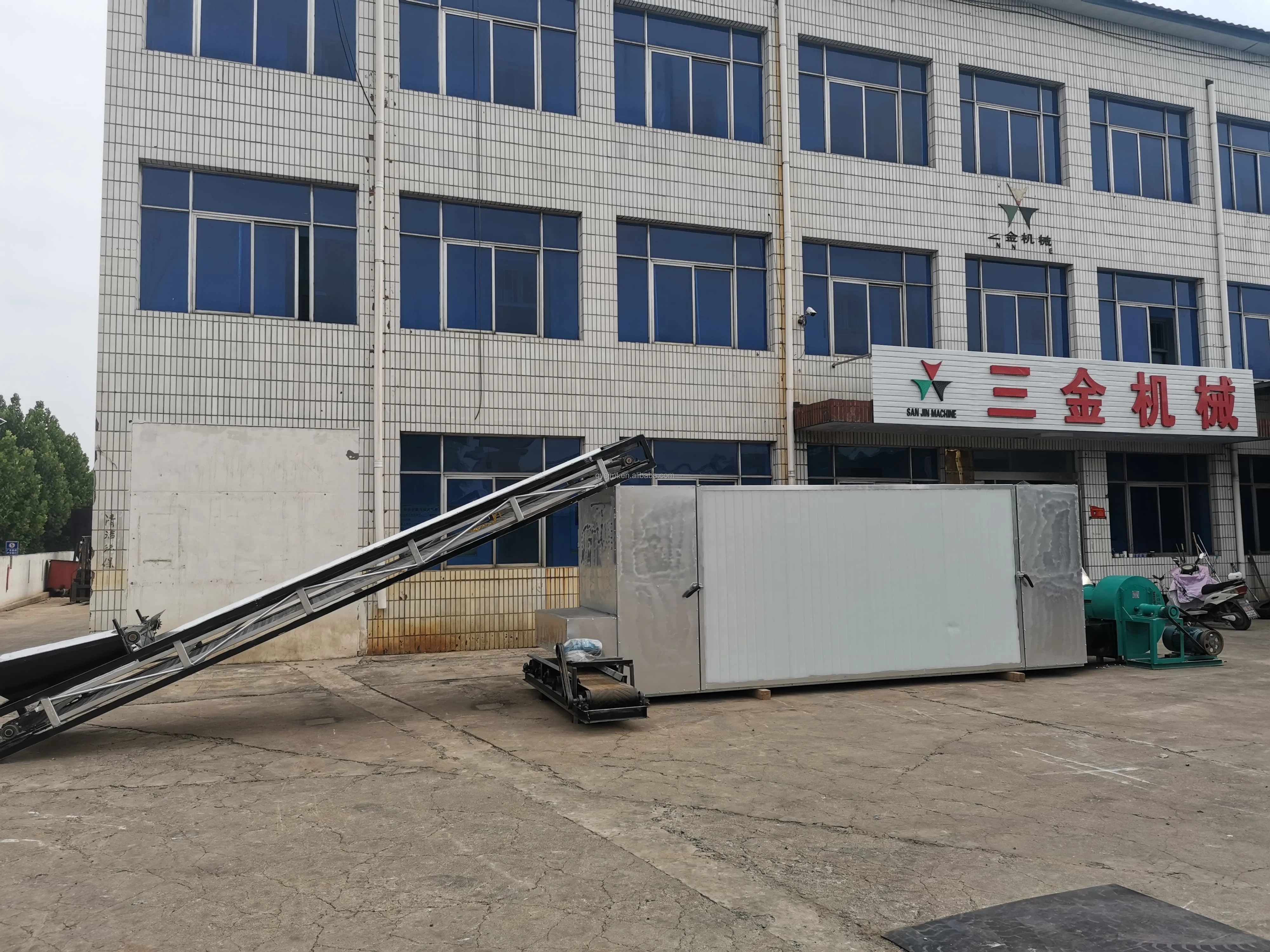 Continuous Mesh Belt Avocado Drying Machine Dryer for Industrial Processing Dried Grass Vegetable Fruits and Herb Dehydrator