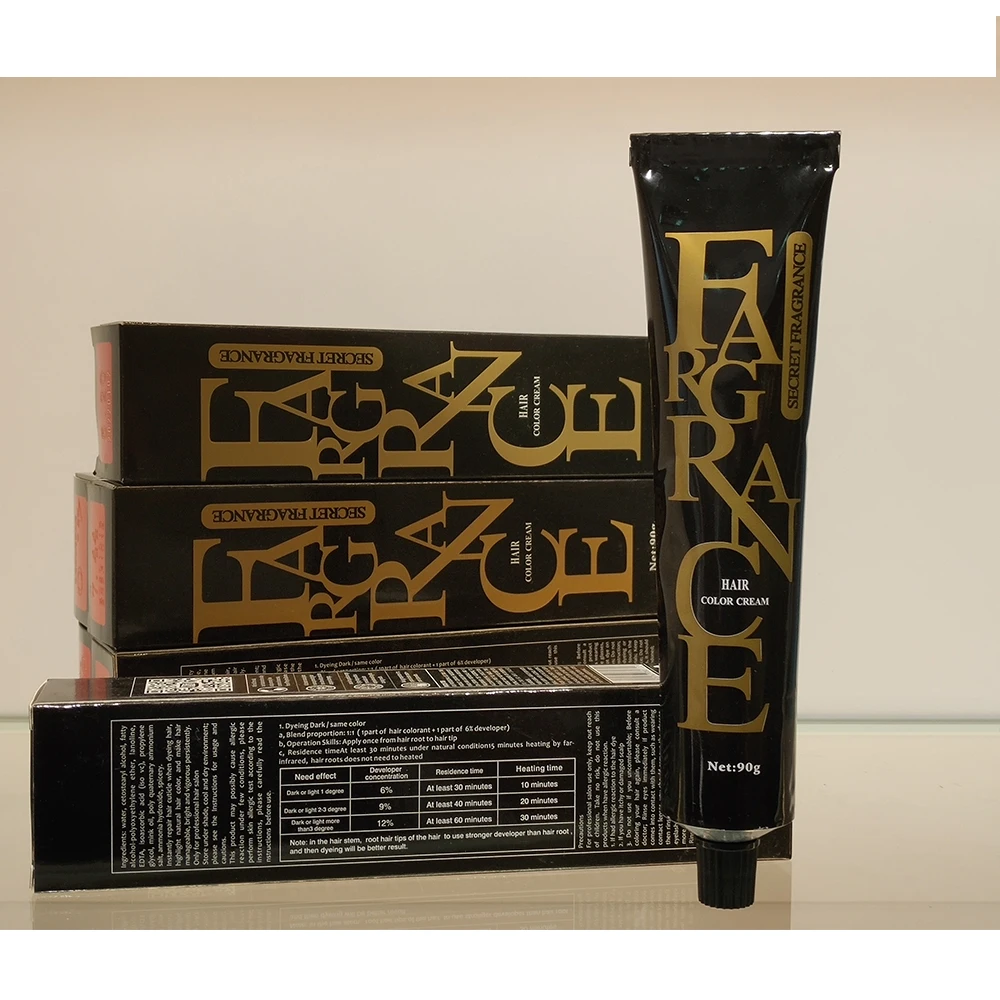 Оптовая продажа, китайская неаллергическая натуральная цветная краска для волос, крем, профессиональная Постоянная Краска для волос