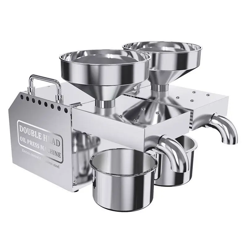 Мини-Бытовая Автоматическая машина для прессования масла электрическая горячая и холодная домашняя оливкового