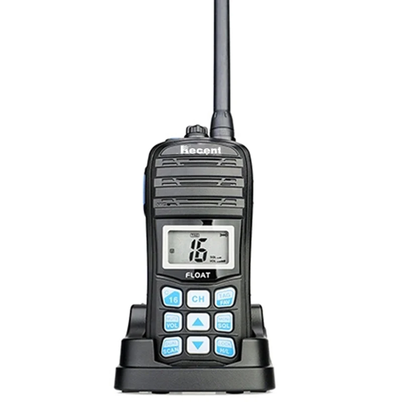 Recent RS-36M VHF Marine Radio 156.000-161.450MHz IP67 Waterproof Handheld  Float Radio Stadion 5W LCD Display Communicator