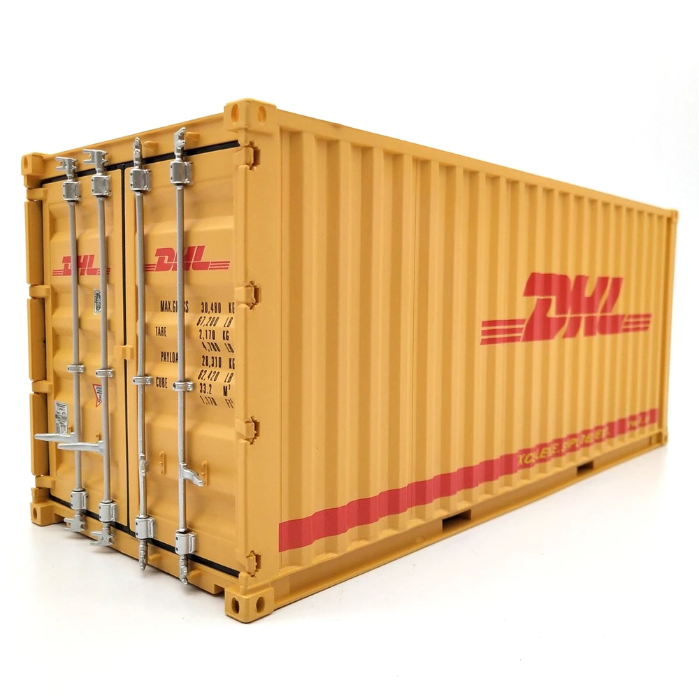 【A】30cm 1:20 DHL express 20GP shipping container scale model container model gifts O.A.S ship model