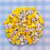 160PCS Yellow Tiles