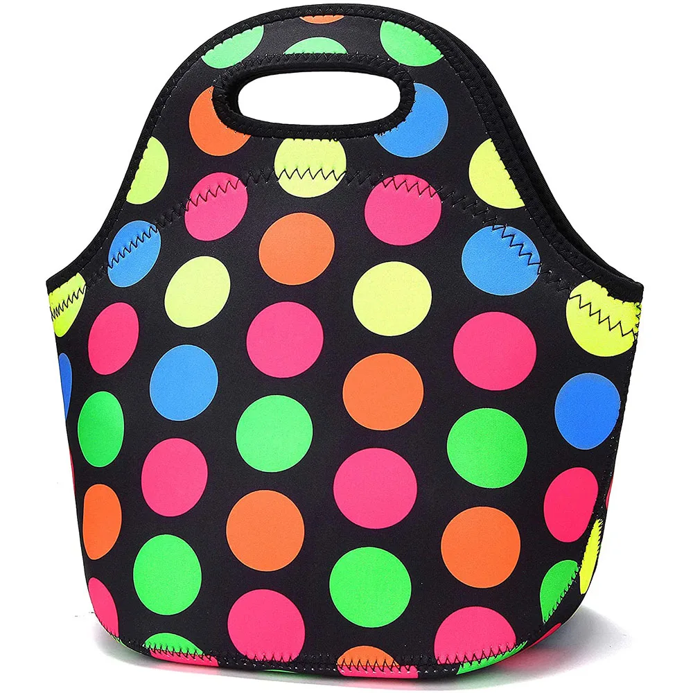 School Washable Lightweight Cooler Neoprene Insulated Lunch Bag For Kids