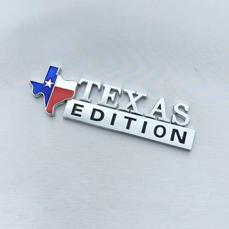 Custom 3D ABS MASON TEXAS EDITION Emblem Badge for Universal Cars Motorcycle Decorative Accessories Lone Star Car Styling