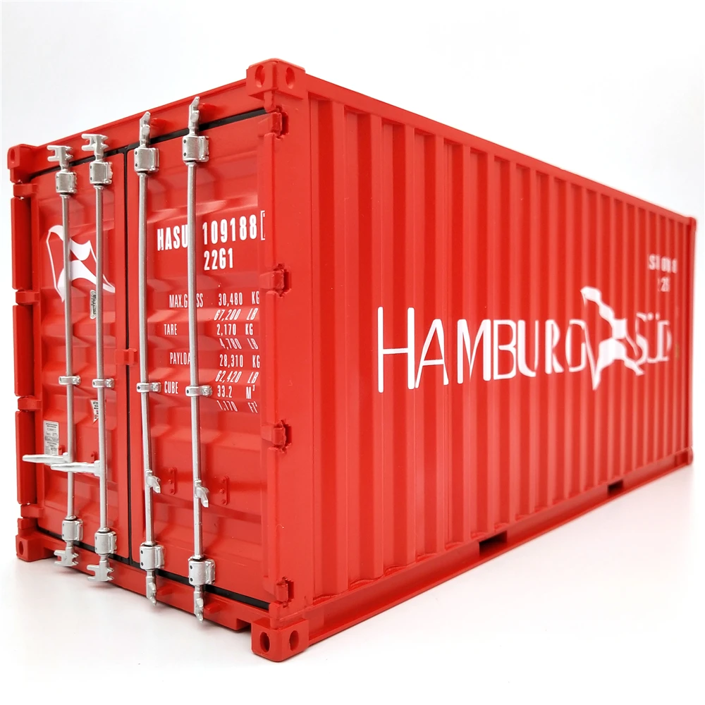 【A】30cm 1:20 Hamburg Sud 20GP container model shipping container scale model O.A.S ship model