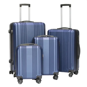 Luggage Sets 4 Piece 16/20/24/28 Inch ABS Travelling Bags Luggage Trolley Set Suitcase