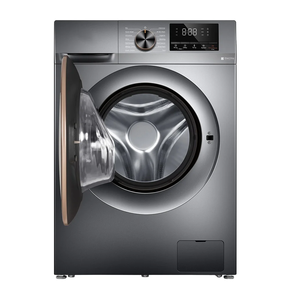 1900w High Efficiency Washer 10kg Front Loading Washing Machine For Twf