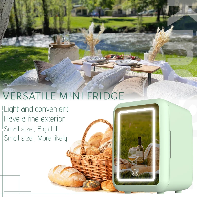 Cheapest Mini Refrigerator Factory Price Retro Mini Fridge Portable Freezer 4L Mini Smallest Fridge for Room Office