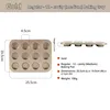 Regular style-gold-12-piece (medium size) baking pan