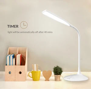 USB Rechargeable LED Table Lamp Factory Cheap Price Desk Lamp Flexible Home Office Reading Light for Study and Work