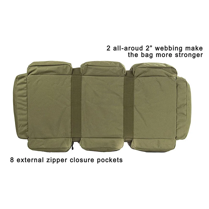 Wholesale Multi Functional Large Tactical Duffle Bag Training Duffel Bag Sports Equipment Travel Luggage Bag