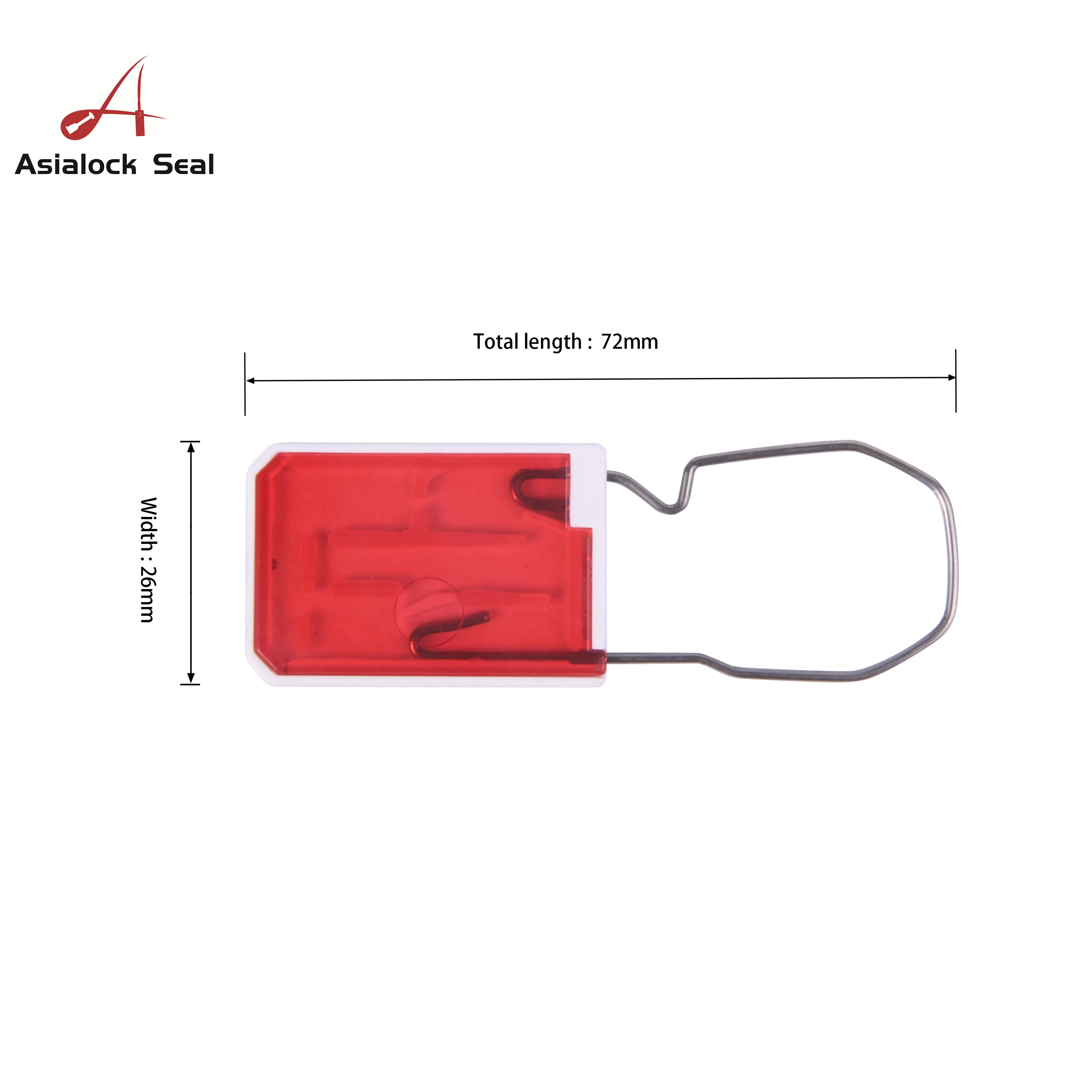 Padlock Seal Disposable Security Plastic Tamper Proof Padlock Seal For