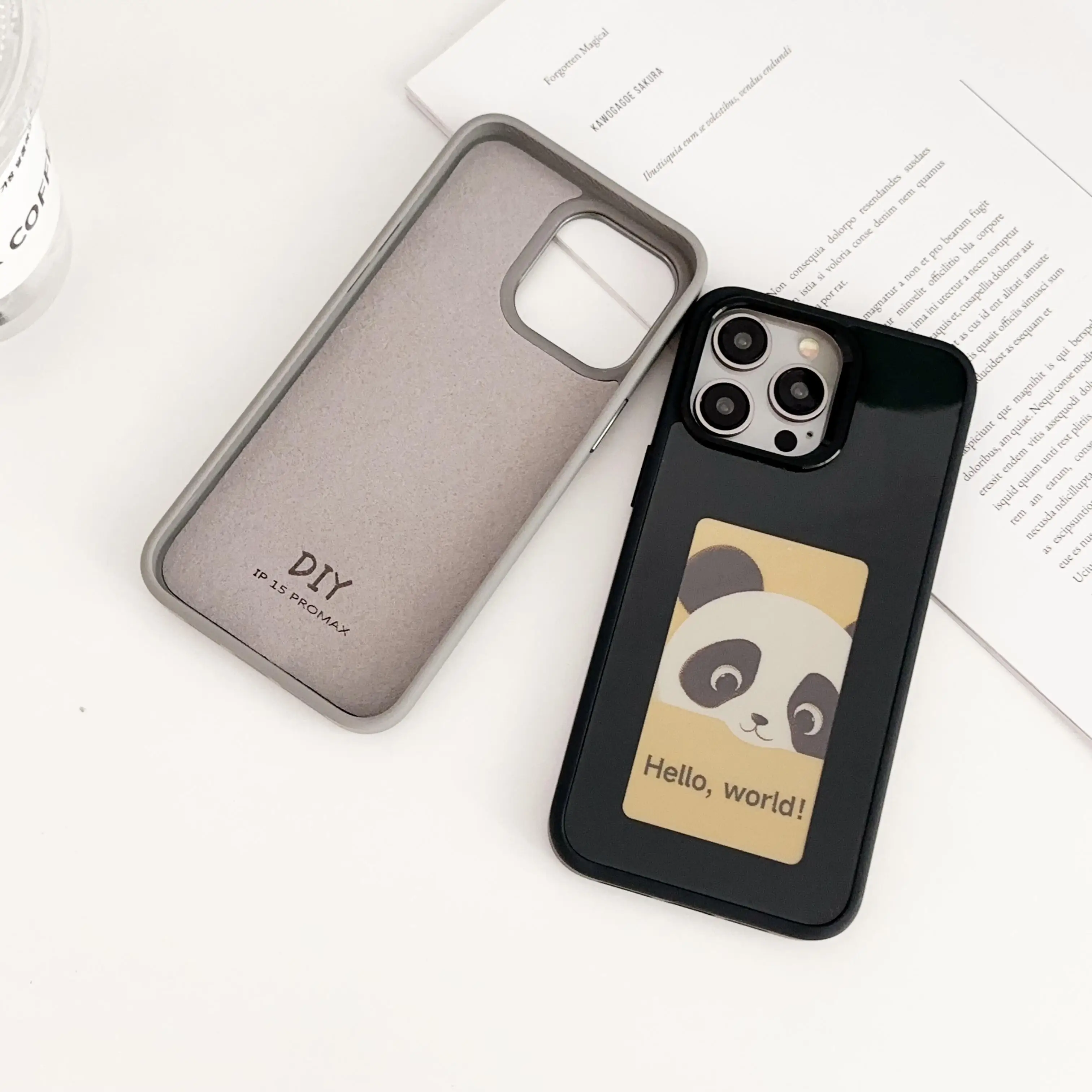 Nuevo Teléfono Inteligente De Color Morado Oscuro Lanzado IPhone 14 Pro Parte Delantera Trasera Mockup Smartphone Pantalla 34462968