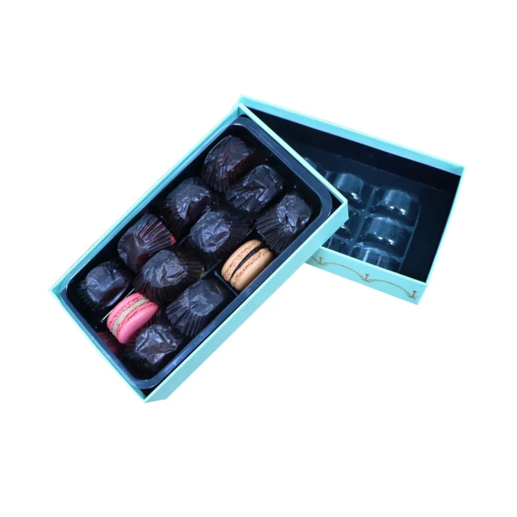 Custom Luxury Rigid Gift Food Packaging Box Macaron Cookie Box with ...