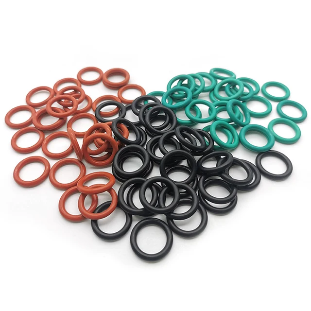 Silicone O-Ring Seal Kit with EPDM NBR FFKM Rubber Products Oil and Mechanical Seal Made of FKM PTFE PU Materials