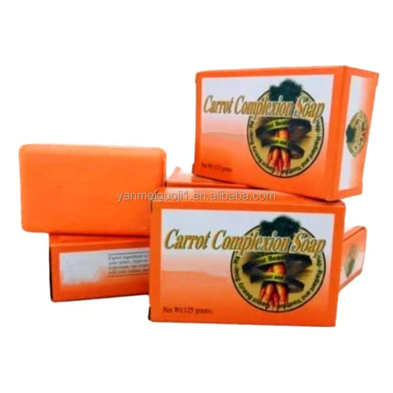 Carrot Complexion Soap Whitening Anti Acne Bleaching Face &body Gentle