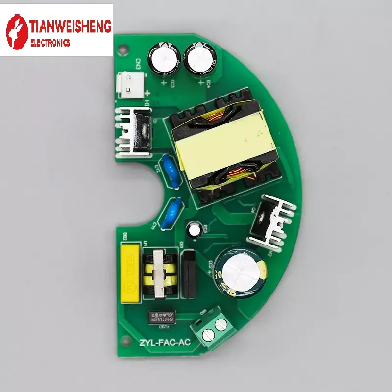 Ceiling Fan Ac Dc Controller PCBA Circuit Board 45W Dual Power Supply Infrared Remote Control BLDC Brushless Motor Driver