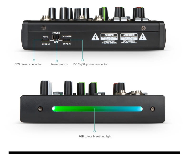 Urx 192khz/24bit Mini Portable Audio Professional Sound Card 4 6