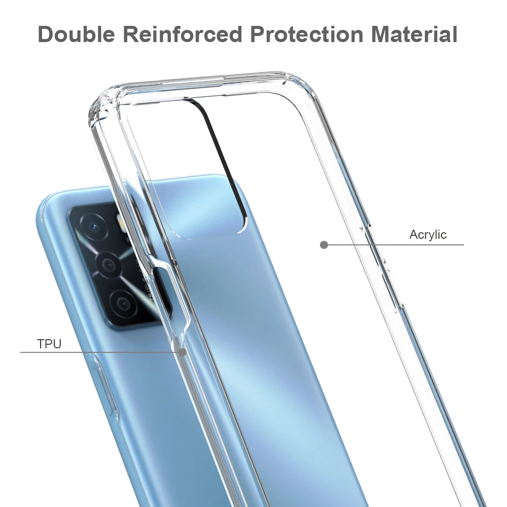 oppo a16 transparent cover