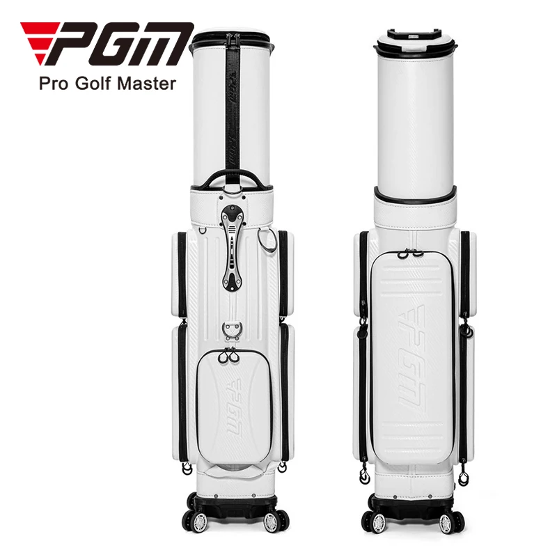 PGM QB142 Hard Case Golf Travel Bag with Wheels - Durable Hardside