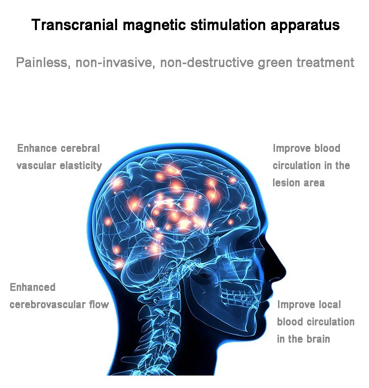 TMS for Depression Treatment Stroke Autism Transcranial Magnetic Stimulation Therapy Transcranial Magnetic Stimulator Rtms