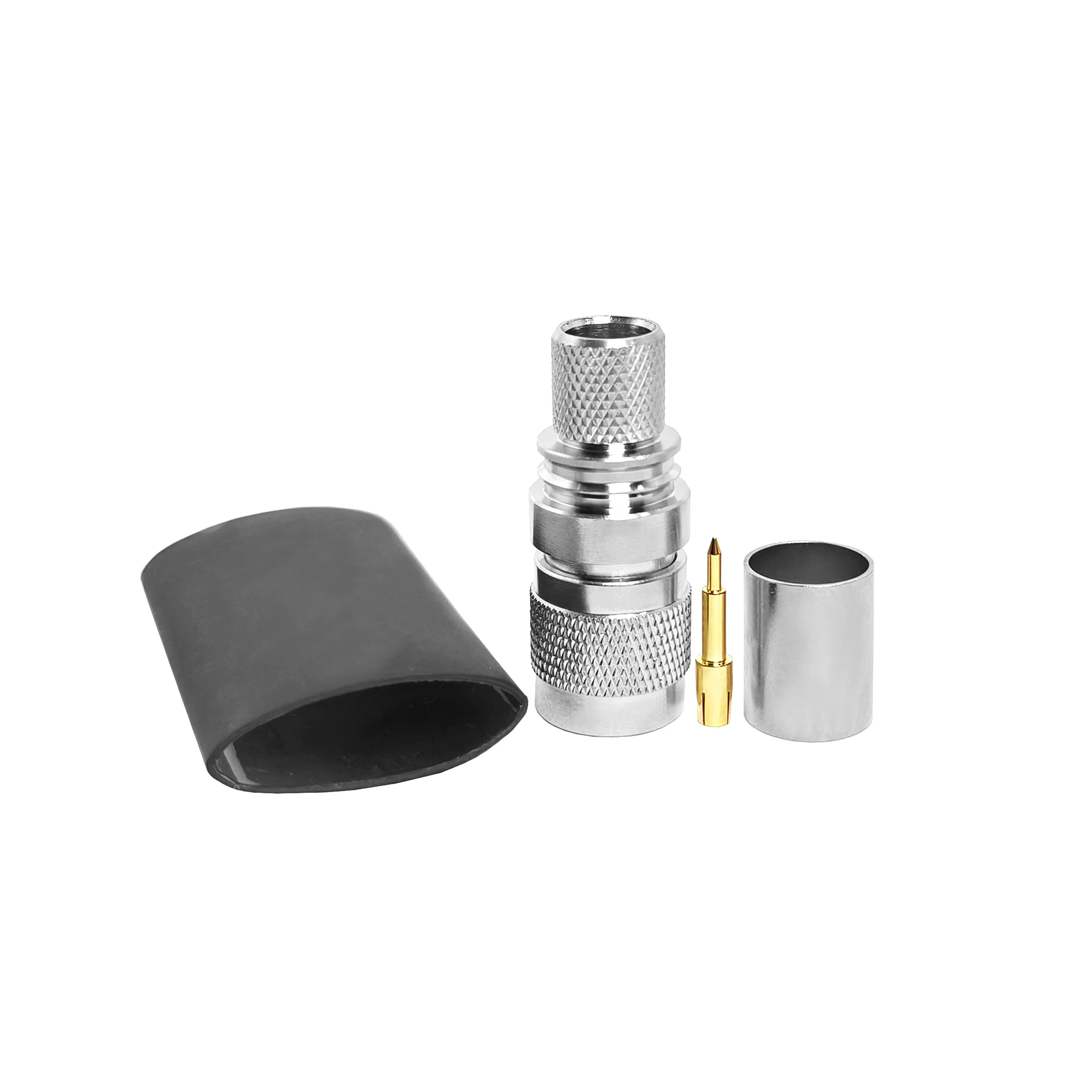 Factory TNC Male Plug for LMR400 RG8 RG213 RG214 Cable Non Solder Welding Rf Coax Coaxial Connectors Solderless EZ Connector