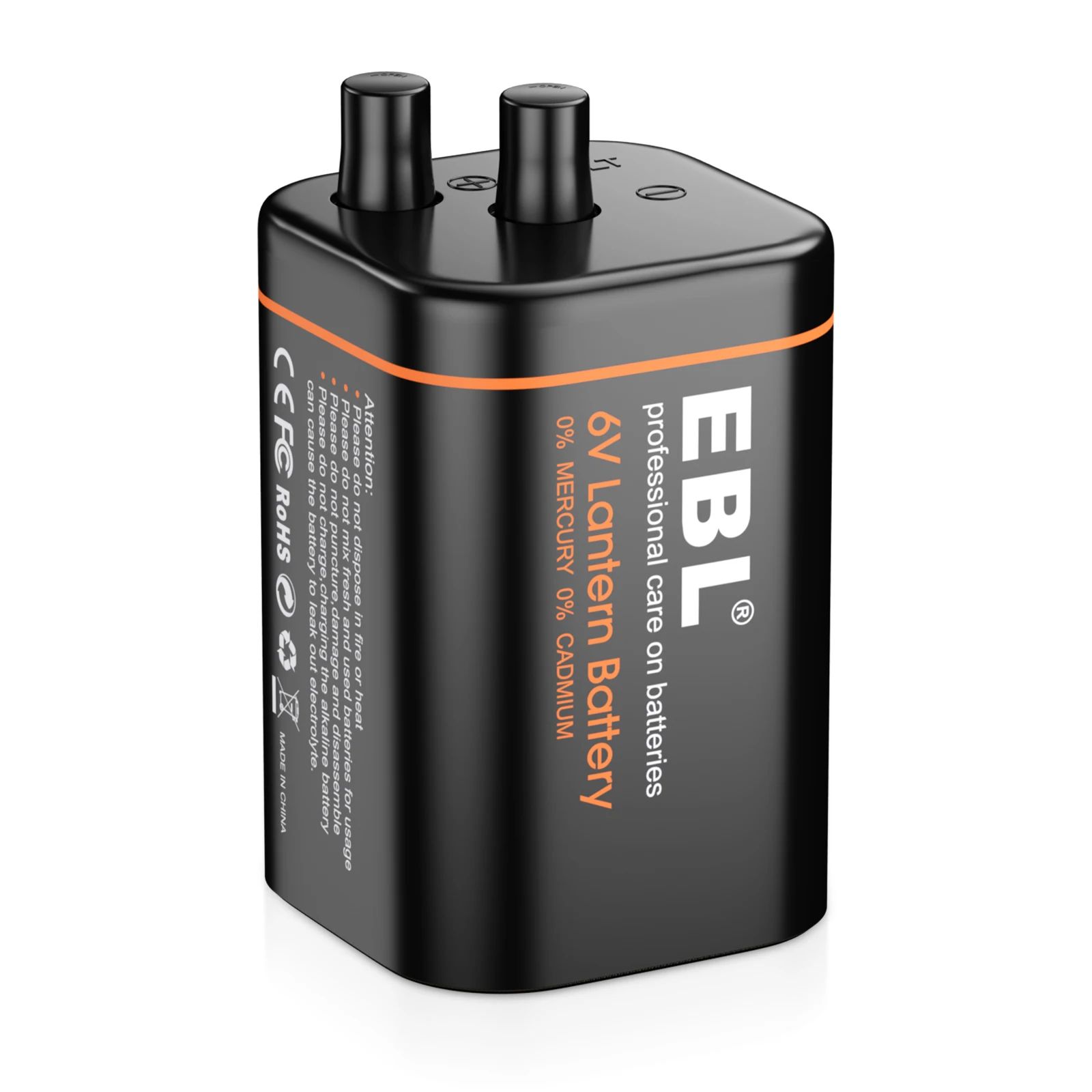 EBL 6V Alkaline Battery For Lantern Light Flashlight Spot Light For Hiking Camping