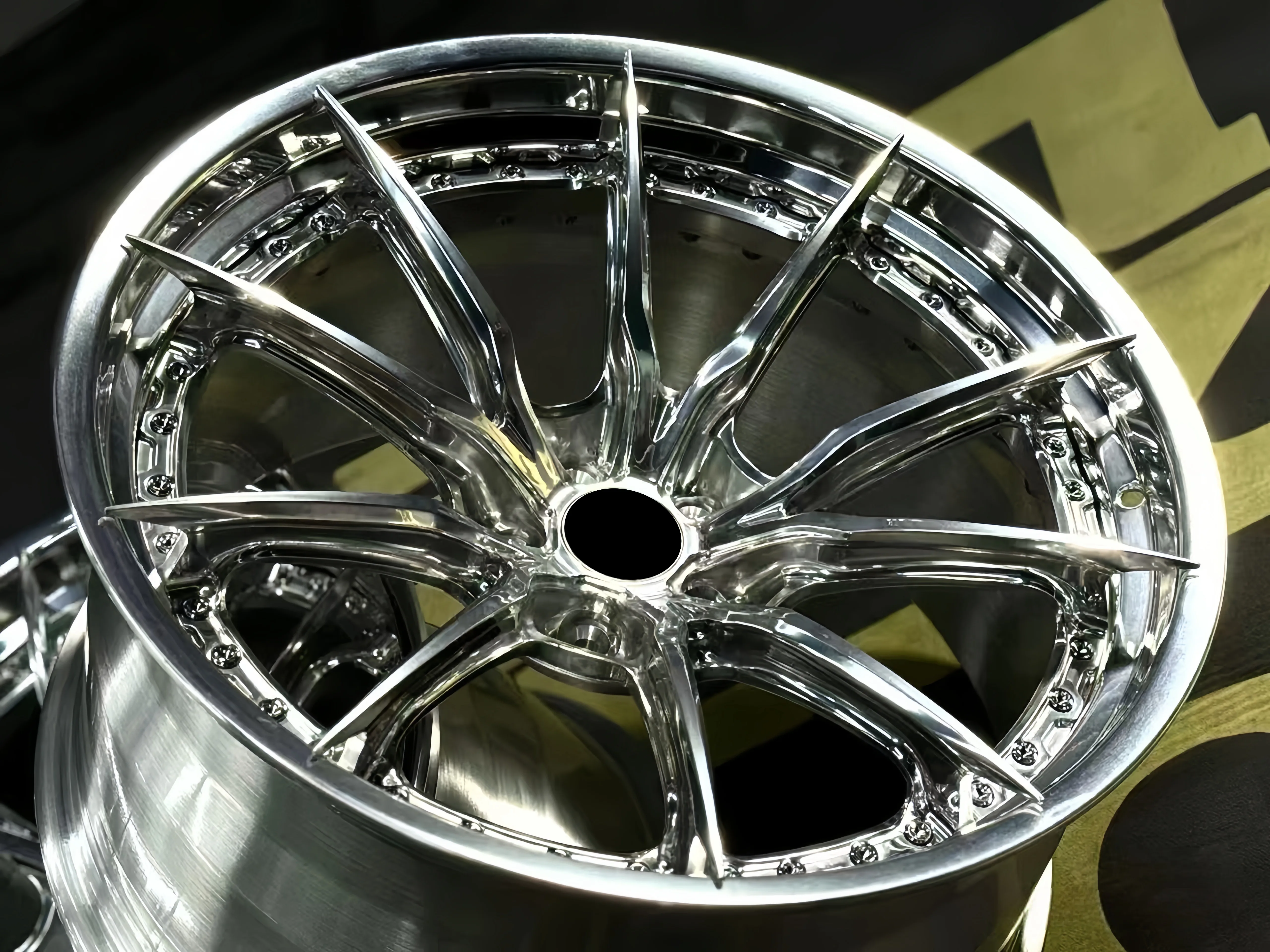 XINLAI Hot Sale 2 Piece Forged Brushed Polished 5x120 5x112 5x114.3 18 19 20 21 22 Inch Wheel for Racing Car Wheel - Image 6