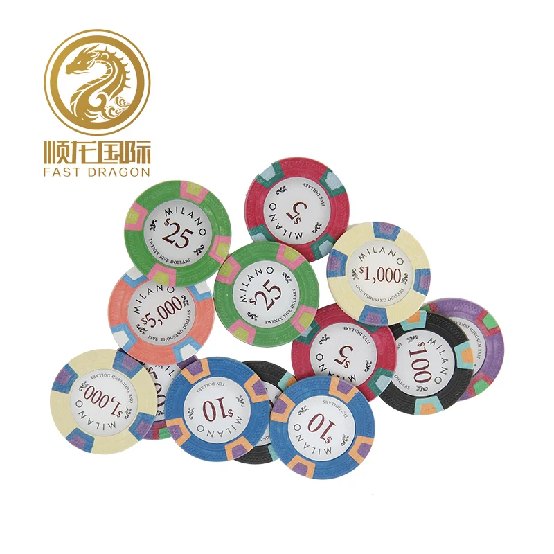 Design Poker Chips 10g Pure Clay Chips Without Iron Customize Buy