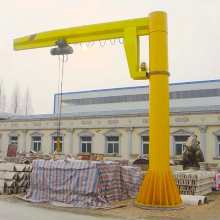 BZ Model Floor Mounted Column Electric Hoist Small Jib Crane 1 Ton
