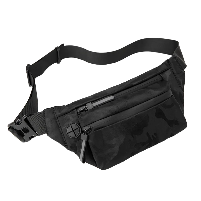 Canvas Fanny Pack Sports Running Bag Waist Bag Men Gym Bag Cycling Chest  Phone Belt Pouch Aesthetic Cruise Essentials Sport Bag Sports Bag