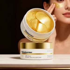 Hot Sale Crystal Collagen Eye Mask 60pcs Hyaluronic Acid Sheet Patches for Dark Circles