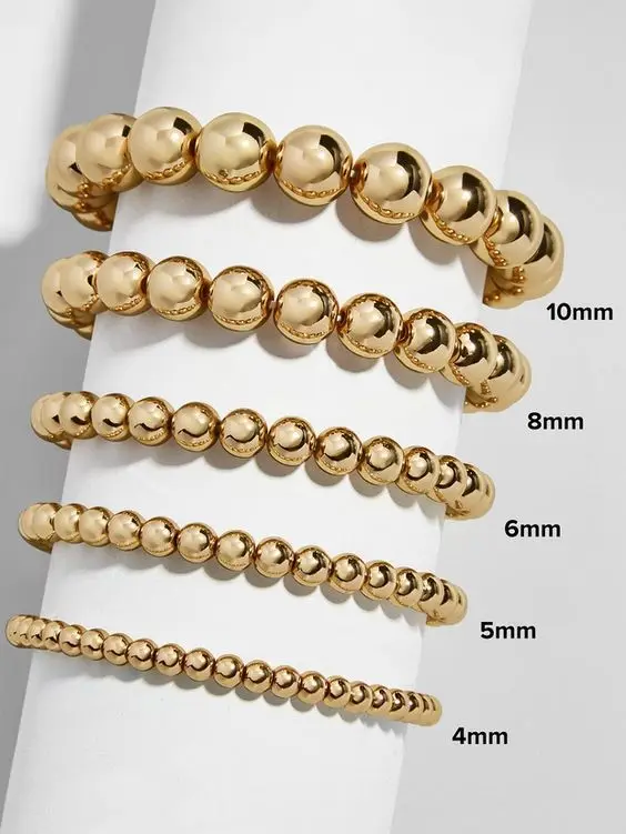 8mm Example Braided Bead Bracelet DIY - 4MM, 6MM, 8MM Stainless Steel