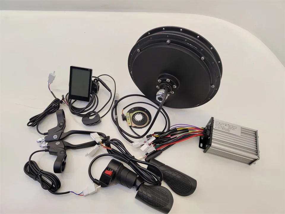 Professional Supplier Electric Bike DIY&Customized Motor Kits M5 LCD Display 36V 48V 500W 750W Rear Gearless Spoke Motor for Fat