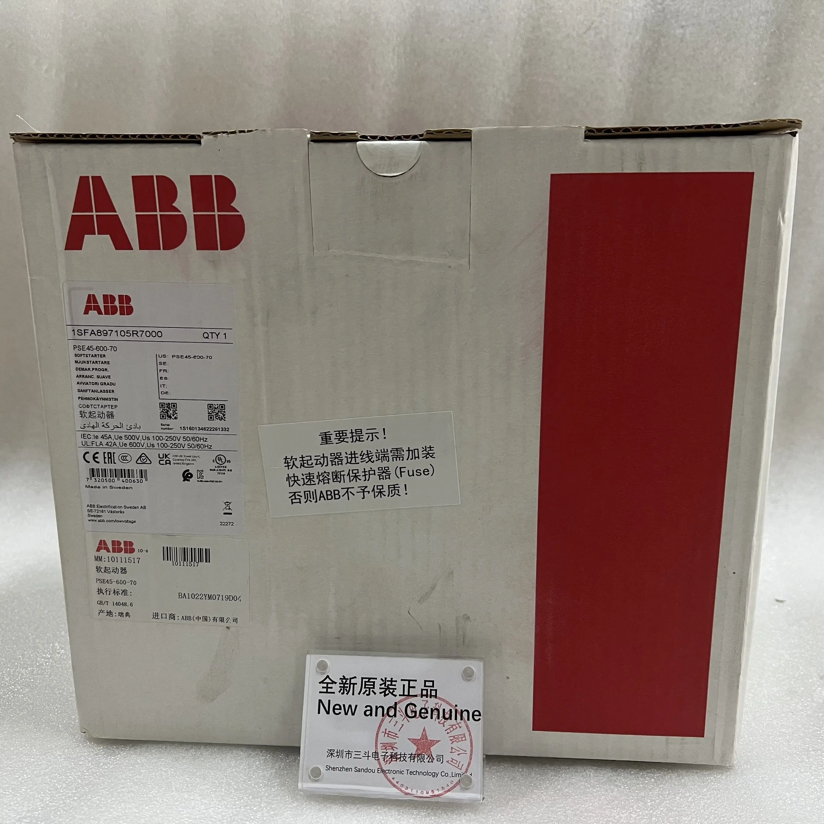 ABB Soft Starter PSE45-600-70
