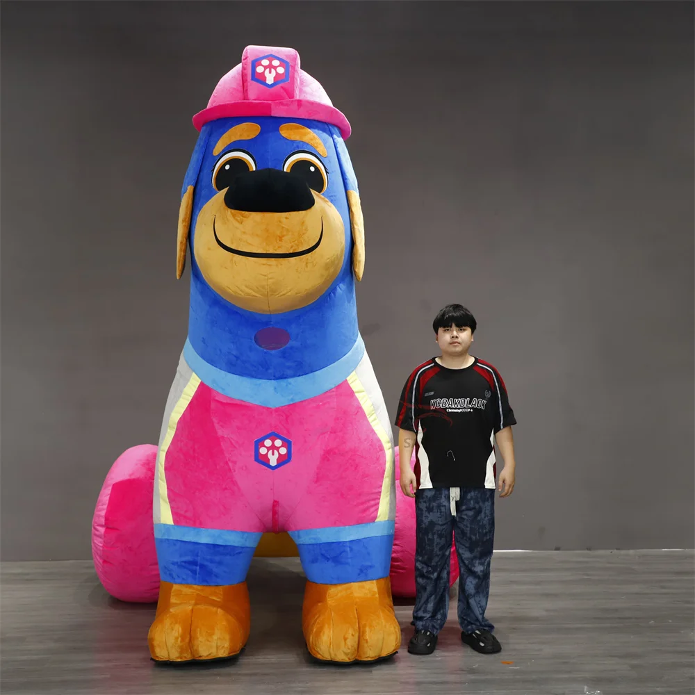 Customize Inflatable Dog Cosplay Mascot Costume for Park Advertising Arracts Walking