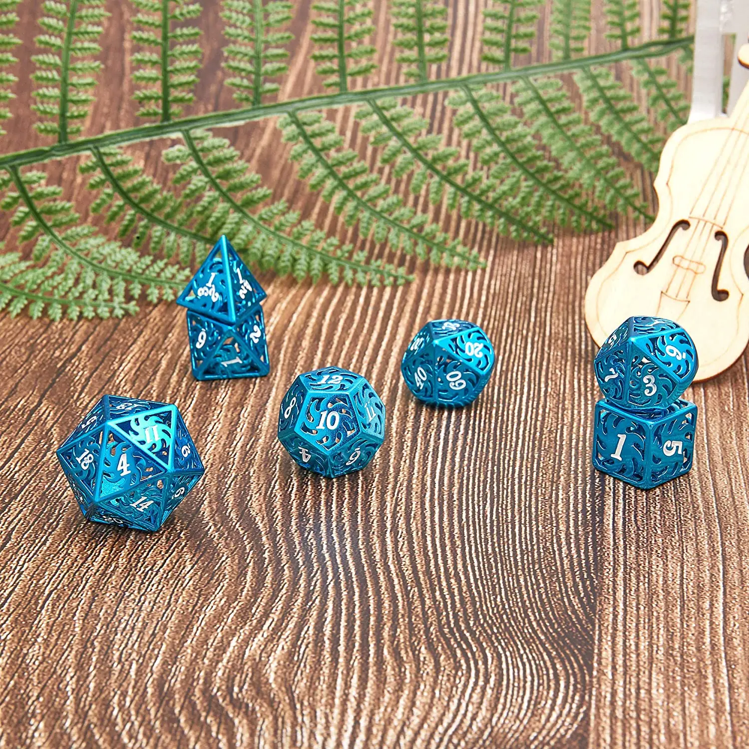 Easysay полый металлический набор игральных костей Dnd, игральные кости для ролевых игр, Подземелья и Драконы, кости