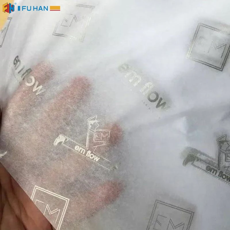 Tissue Paper Packaging Custom Luxury White Background Clothing Tissue Paper Printing GIft Wrapping Paper