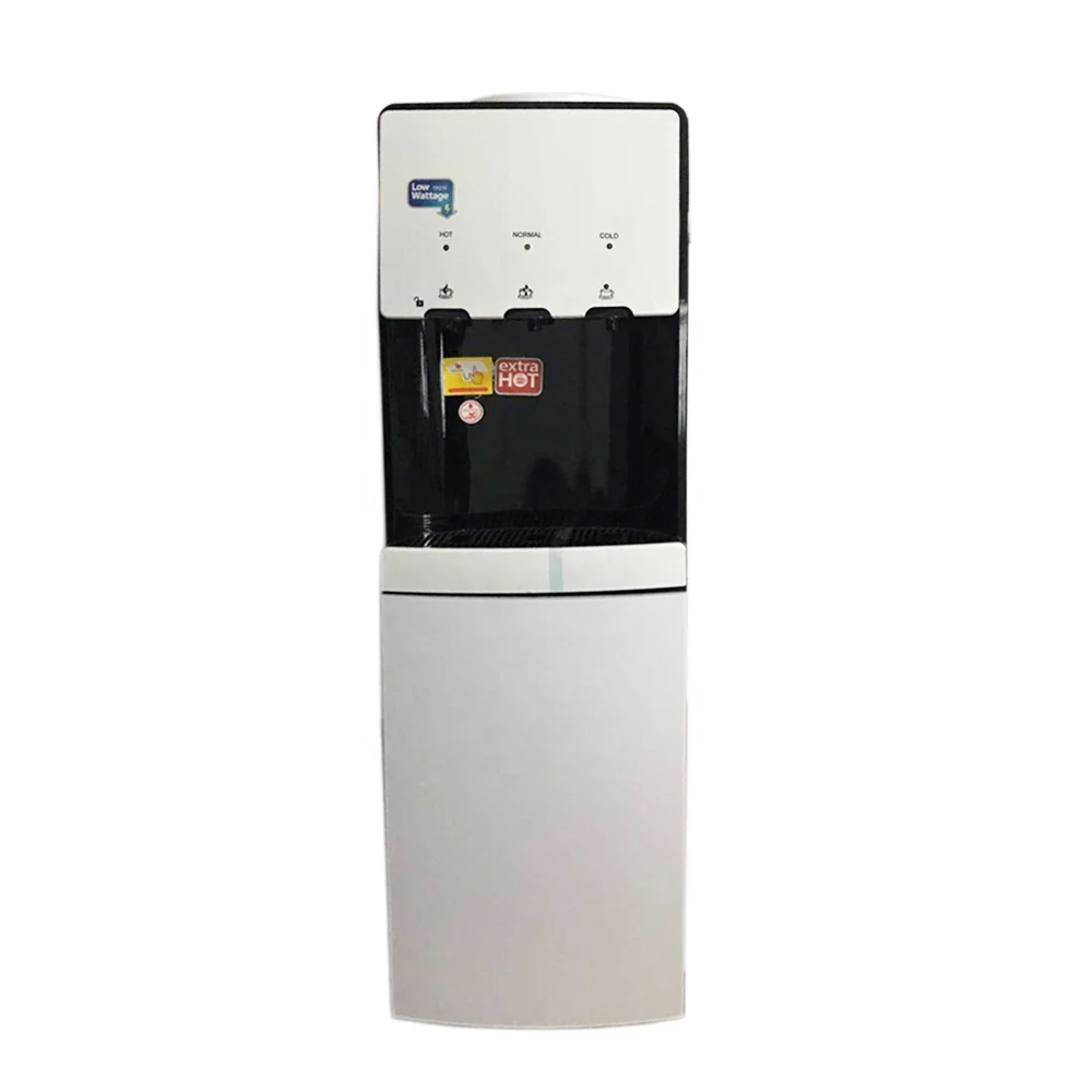 Hot Cold Compressor Cooling Free Standing Water Dispenser With Refrigerator