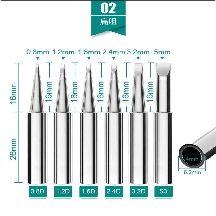 soldering iron tip Customize soldering tip head 900M-T-B/I series 936 937A soldering station