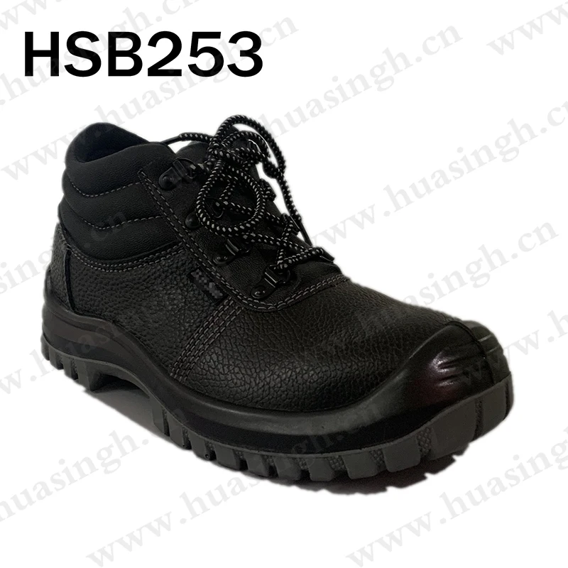 Ywq,S3 Standard Acid Proof Outdoor Men Black Safety Boots Heavy