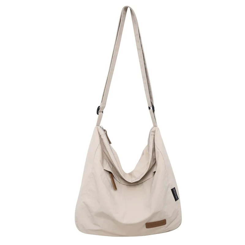 Shoulder Bag Unisex Light-weight Solid Color College School Campus Sling Men's Durable, Wholesale & OEM/ODM Welcome