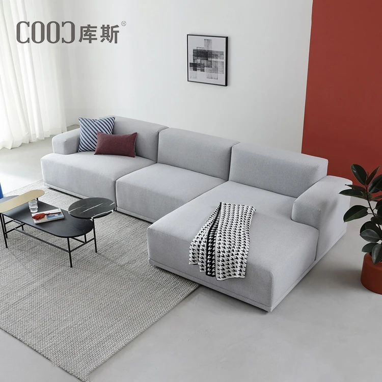 COOC Customizable Deep Seating Couch Sectional Living Room Combination Sofa Set Furniture