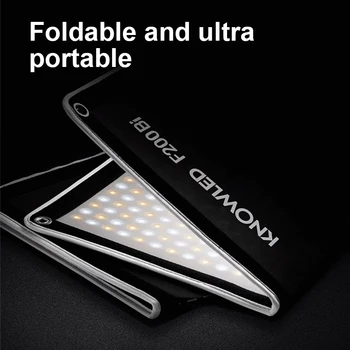 Godox KNOWLED Flexible LED Mat F200Bi F400Bi F600Bi 2700-8500K Foldable Waterproof App Control Studio LED Light Panel detail image