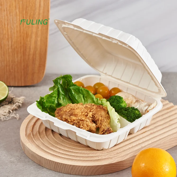 Set 100 Piatti Compostabili In Bagassa Di Canna Da Zucchero – Biodegradabili, Resistenti E Adatti A Microonde - 2