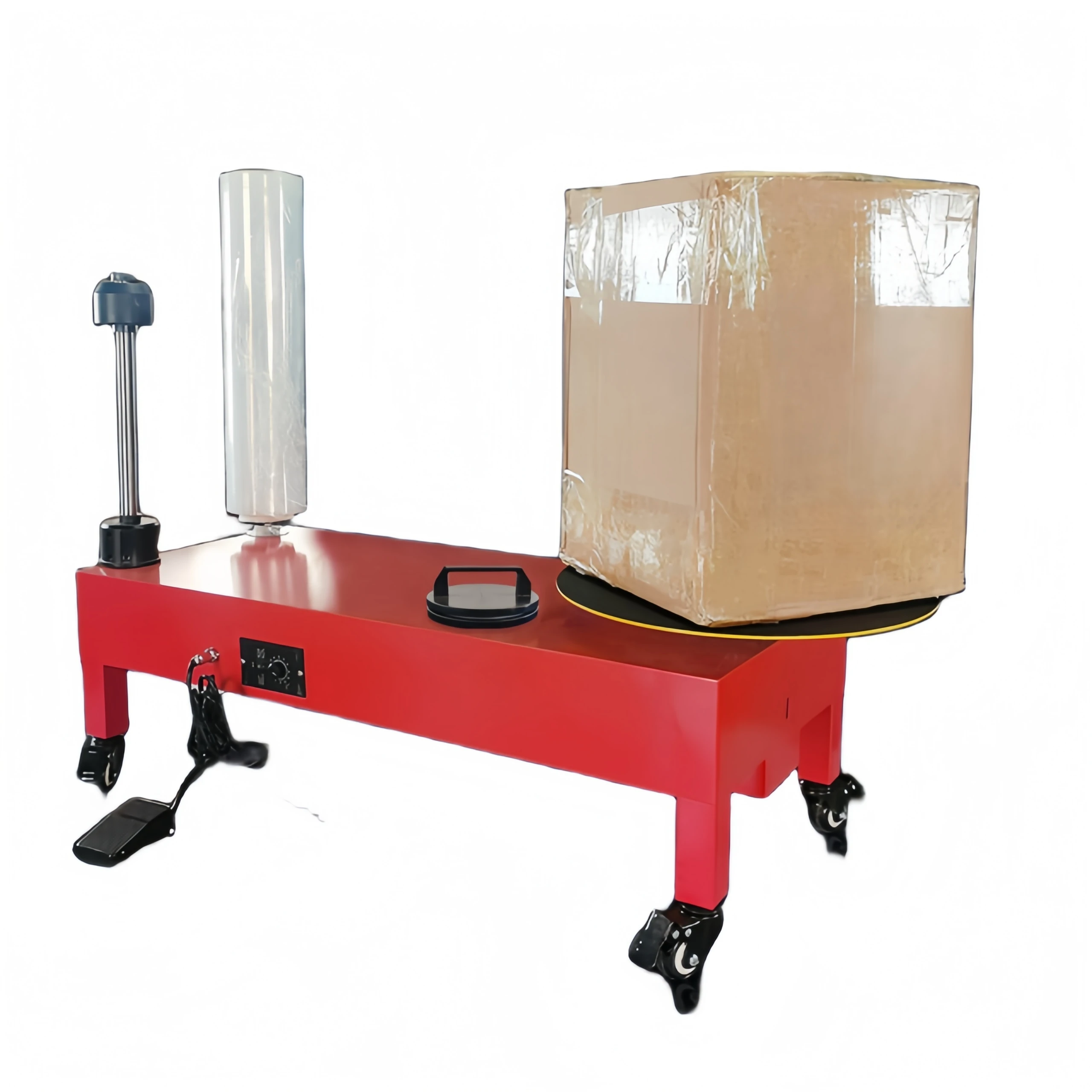 Tes Fully Automatic Pallet Wrapping Machine With Stretch Film Baler Stretch Wrapping Machine