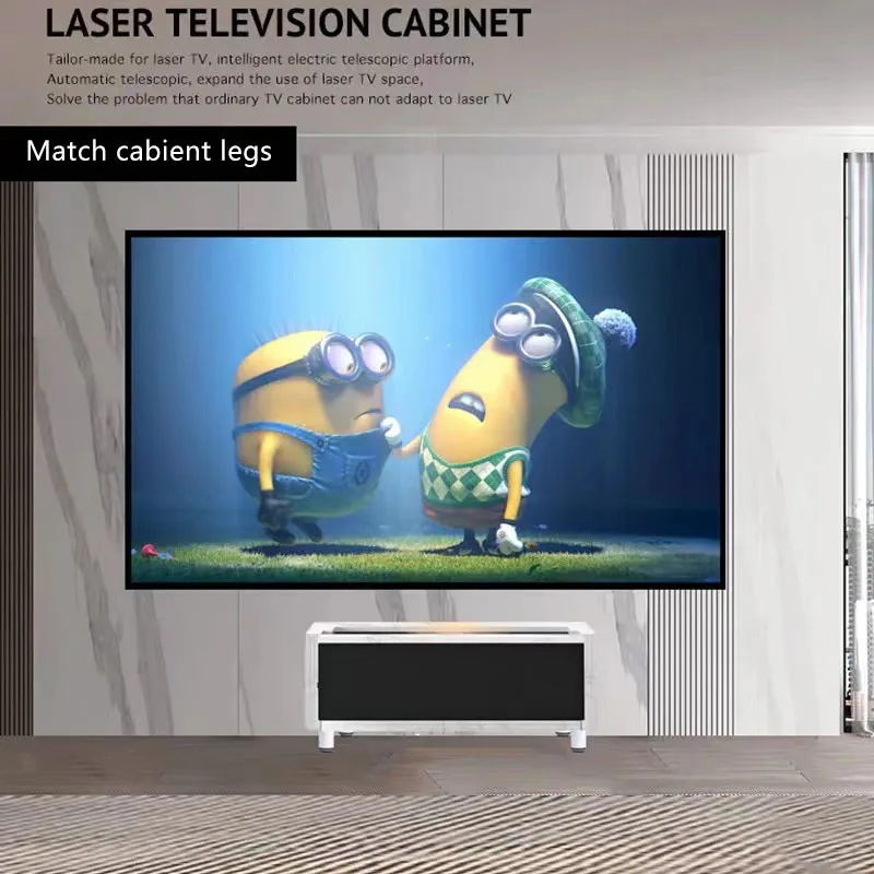 Electric Short Ust Projector Intergrated Tv Stands Ust