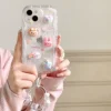 Flower Rabbit+Bell Pendant