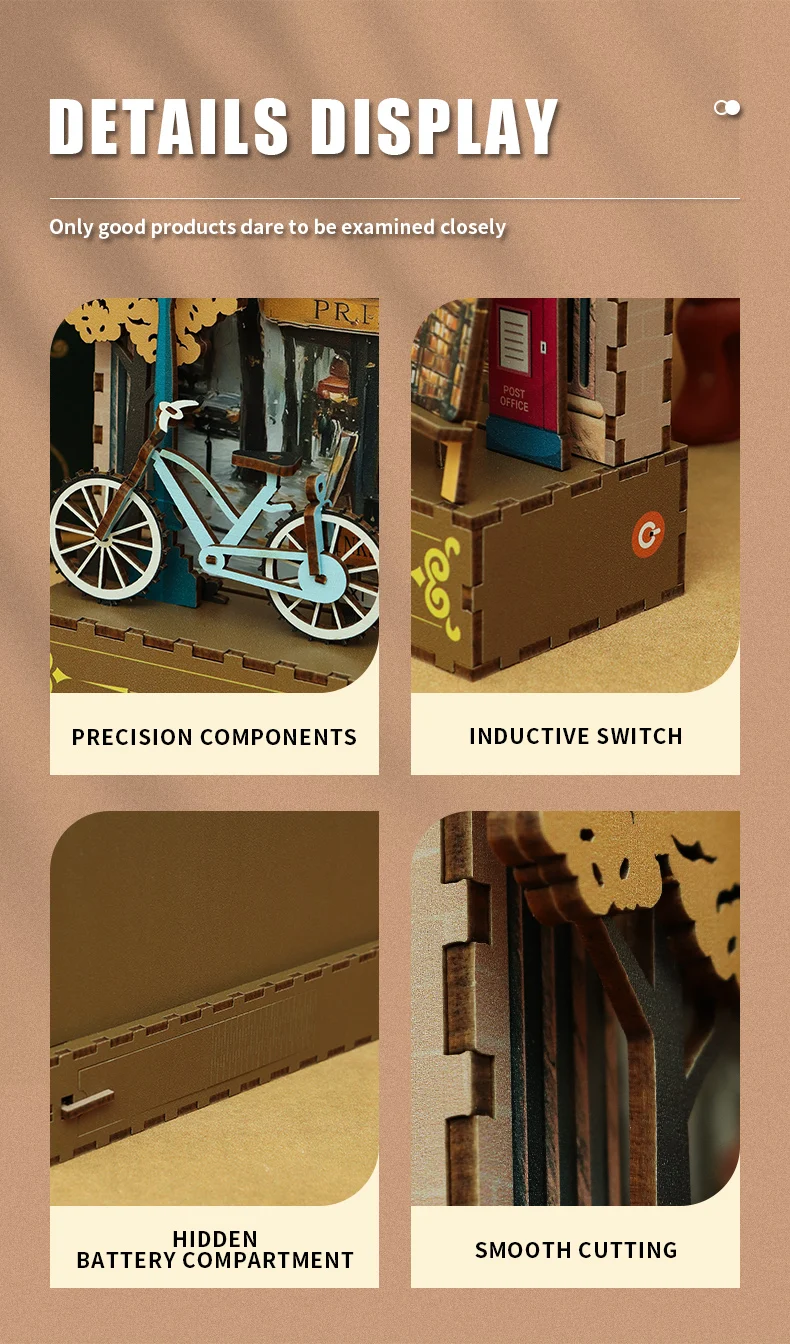 product wooden standing night light 3d puzzle craft holiday gift wooden assembly decorative ornament set-9