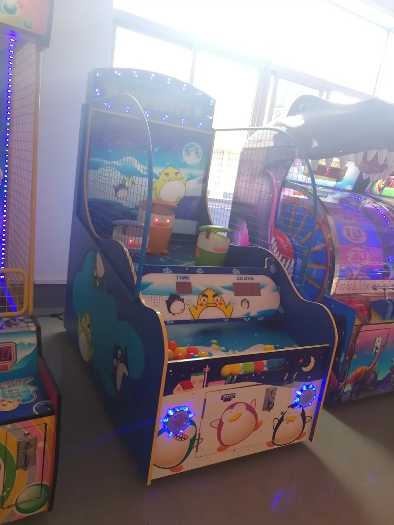 Coin Operated Penguin Paradise - Fun Lottery Game Machine